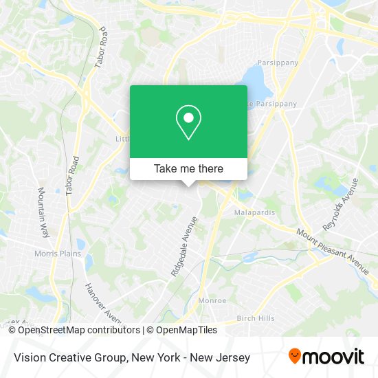 Vision Creative Group map