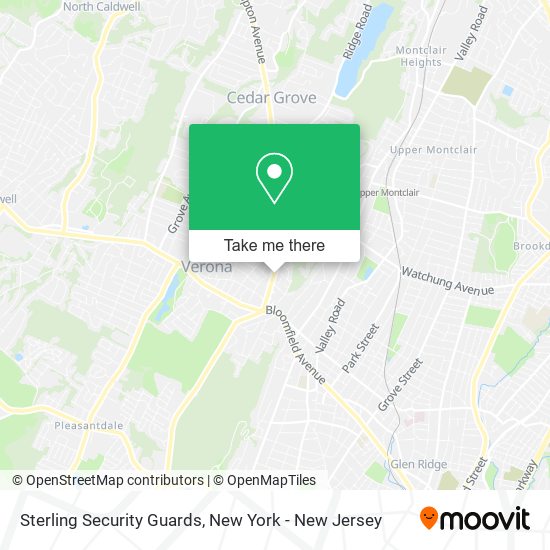 Sterling Security Guards map