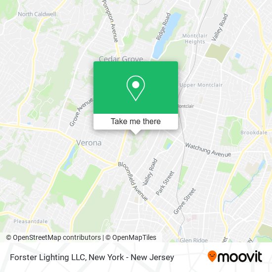 Forster Lighting LLC map