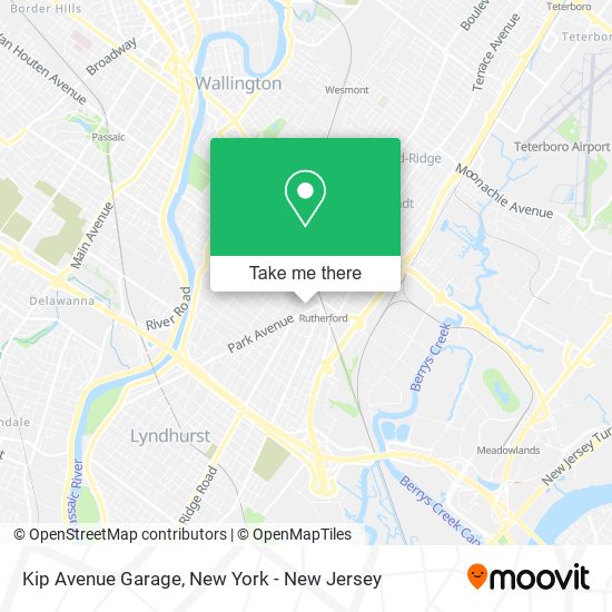 Mapa de Kip Avenue Garage