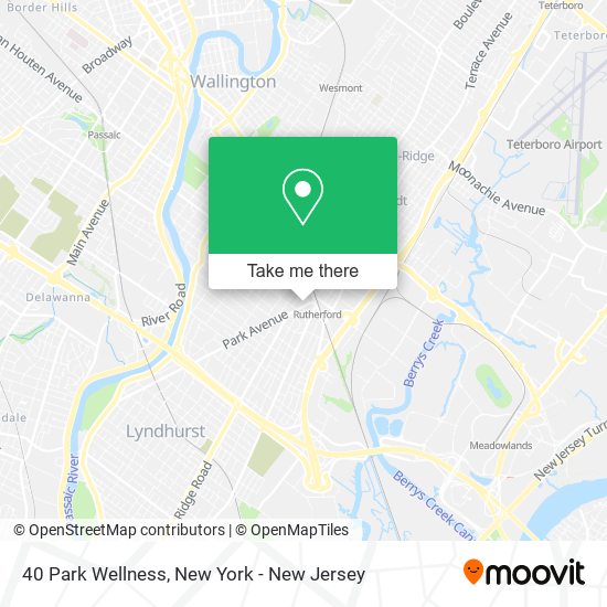 40 Park Wellness map