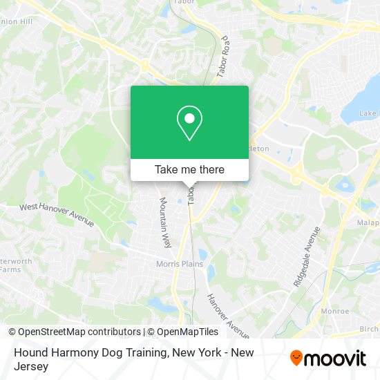 Mapa de Hound Harmony Dog Training