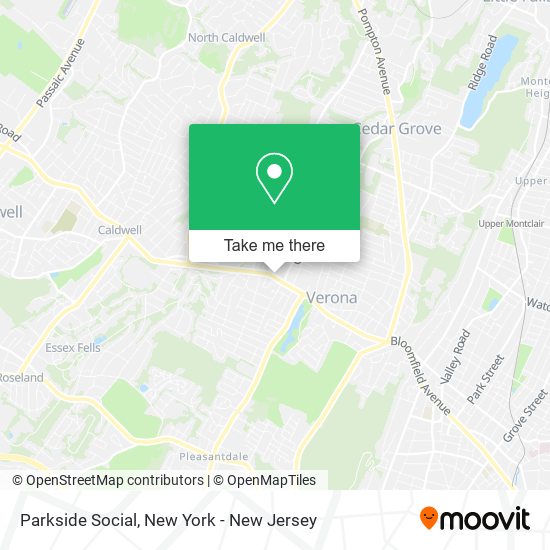 Parkside Social map