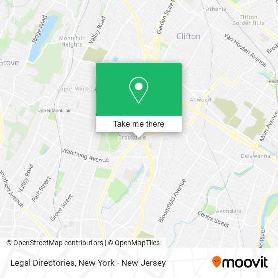Legal Directories map