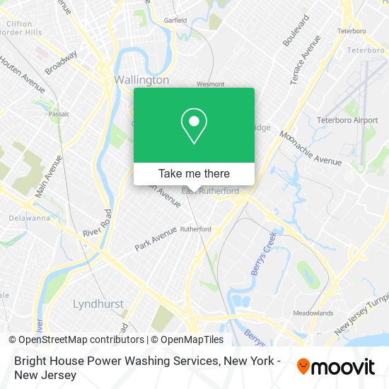 Bright House Power Washing Services map