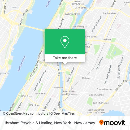 Mapa de Ibraham Psychic & Healing