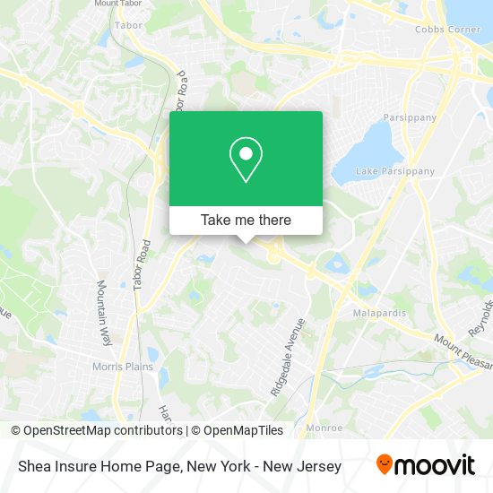 Shea Insure Home Page map