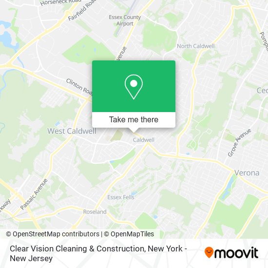 Mapa de Clear Vision Cleaning & Construction