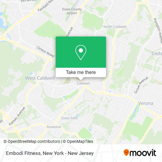 Embodi Fitness map