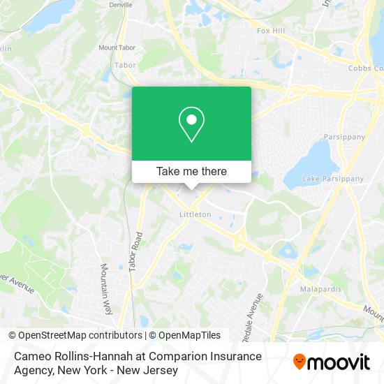 Mapa de Cameo Rollins-Hannah at Comparion Insurance Agency
