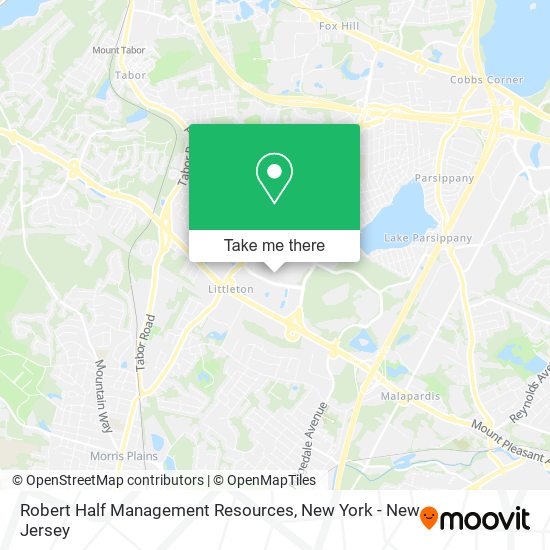 Robert Half Management Resources map