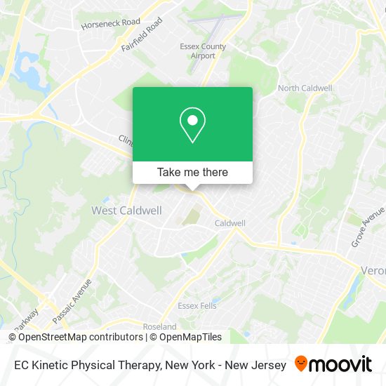 Mapa de EC Kinetic Physical Therapy