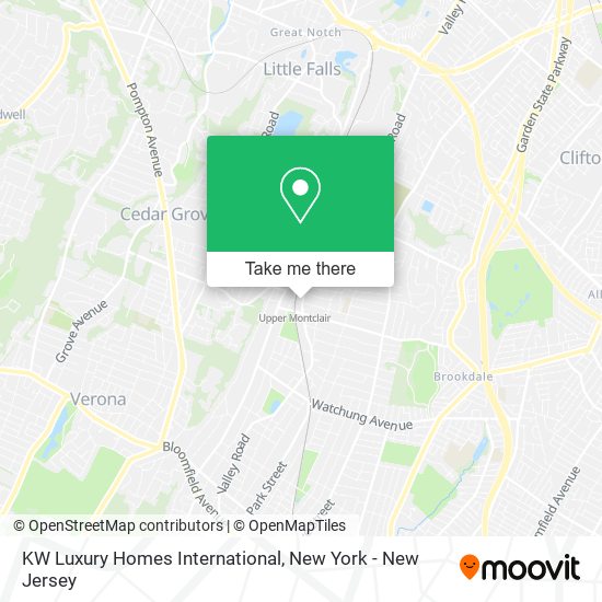 Mapa de KW Luxury Homes International