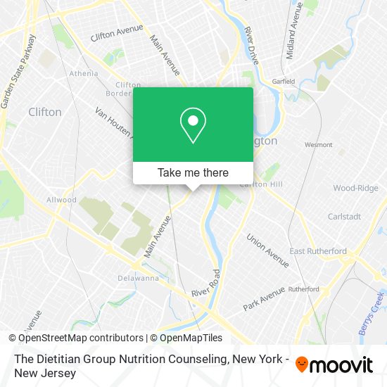 The Dietitian Group Nutrition Counseling map
