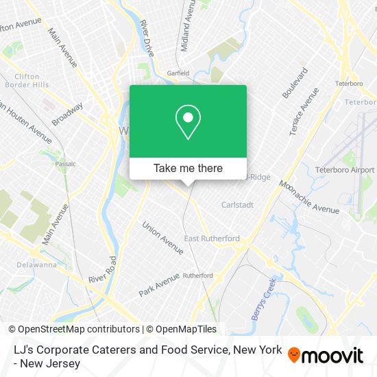 LJ's Corporate Caterers and Food Service map