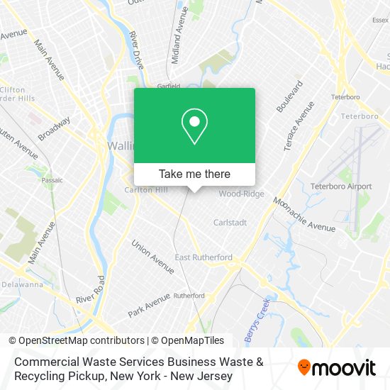 Commercial Waste Services Business Waste & Recycling Pickup map