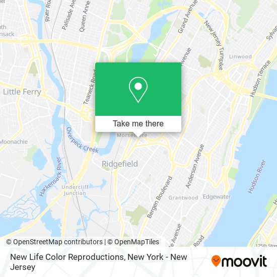 New Life Color Reproductions map