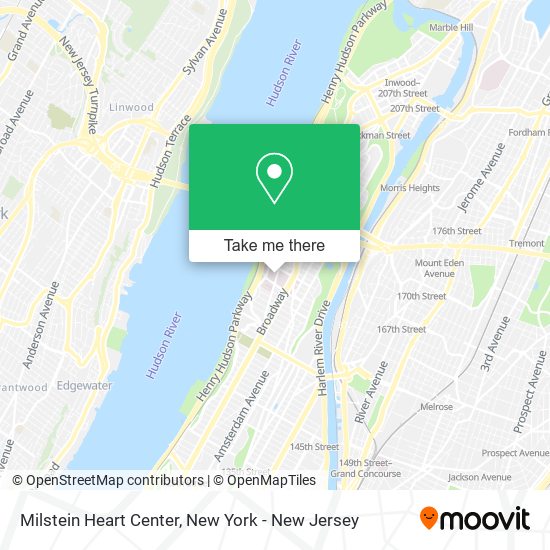 Milstein Heart Center map