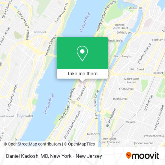 Daniel Kadosh, MD map