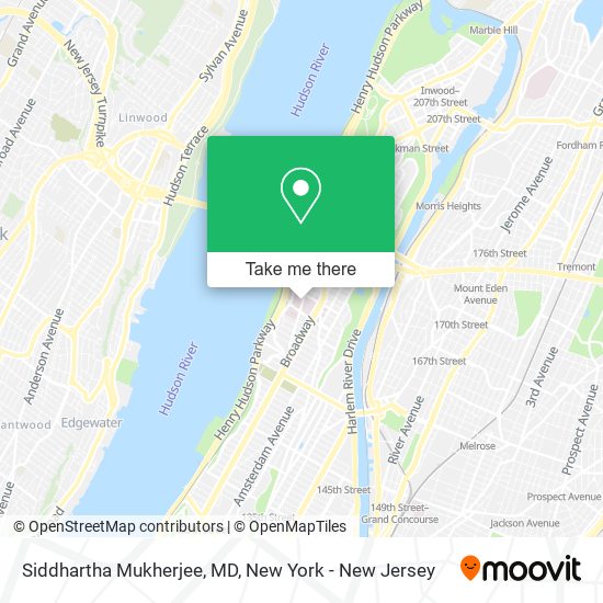 Siddhartha Mukherjee, MD map