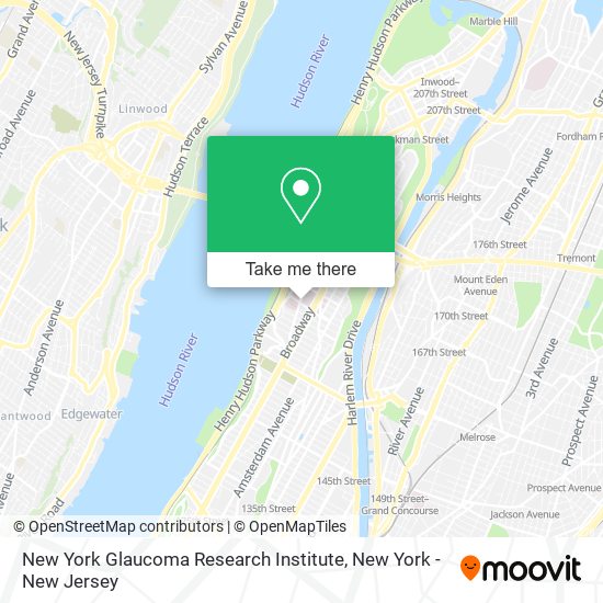 New York Glaucoma Research Institute map