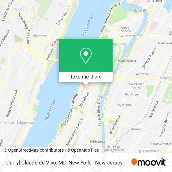 Darryl Claude de Vivo, MD map