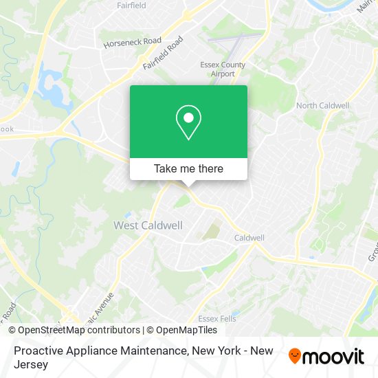 Proactive Appliance Maintenance map