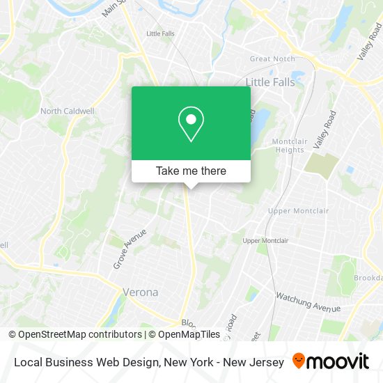Local Business Web Design map