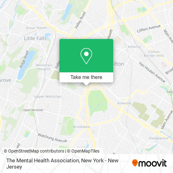 The Mental Health Association map