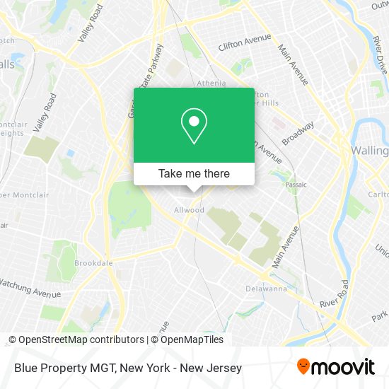 Mapa de Blue Property MGT