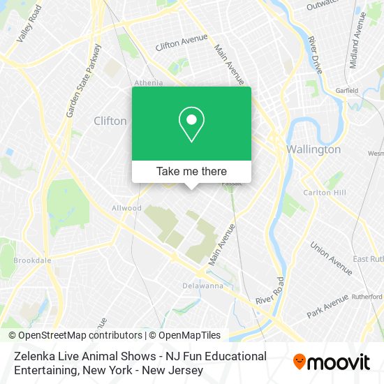 Mapa de Zelenka Live Animal Shows - NJ Fun Educational Entertaining