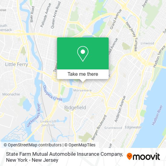 State Farm Mutual Automobile Insurance Company map