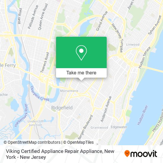Viking Certified Appliance Repair Appliance map