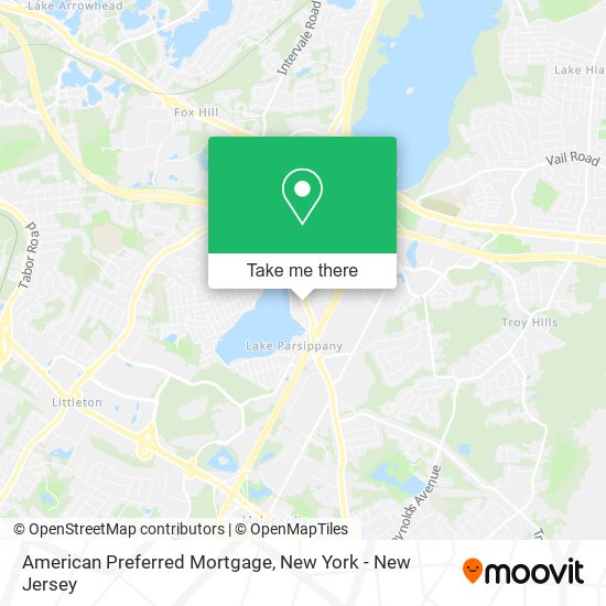 American Preferred Mortgage map