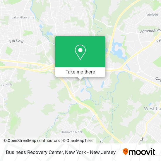 Business Recovery Center map