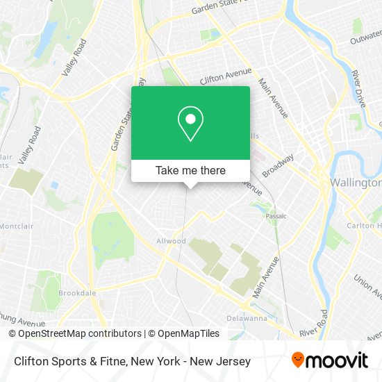 Clifton Sports & Fitne map