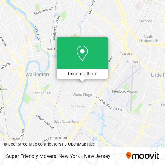 Super Friendly Movers map
