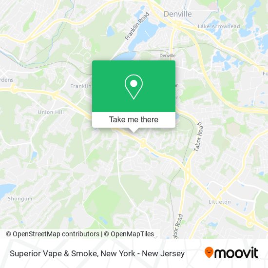 Mapa de Superior Vape & Smoke