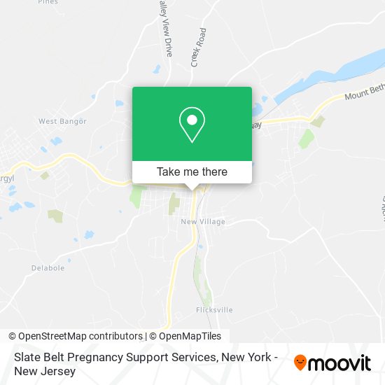 Slate Belt Pregnancy Support Services map