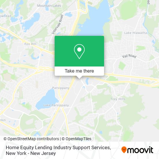 Home Equity Lending Industry Support Services map