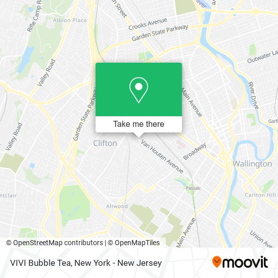 Mapa de VIVI Bubble Tea