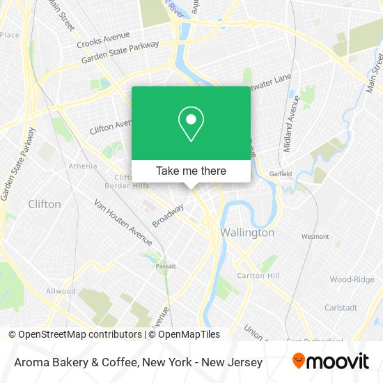 Mapa de Aroma Bakery & Coffee