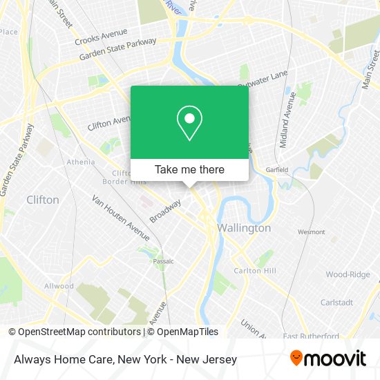 Always Home Care map