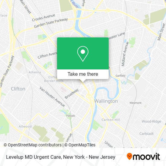 Levelup MD Urgent Care map