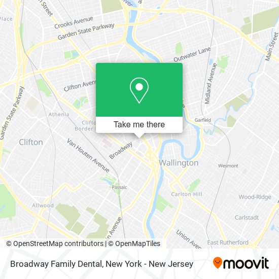 Broadway Family Dental map