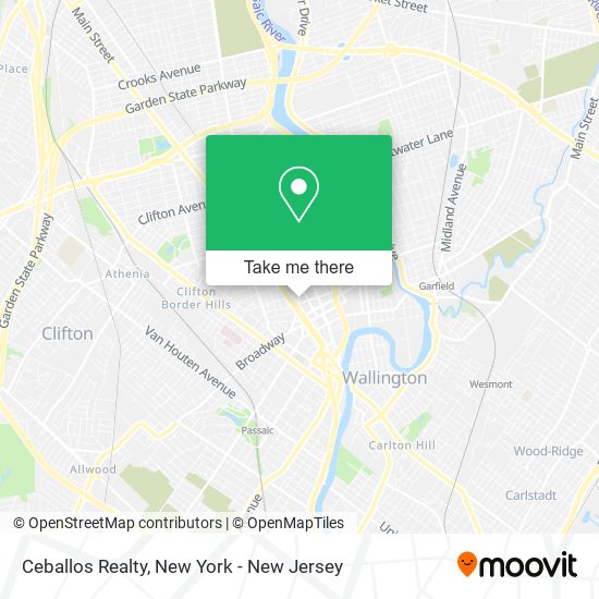 Ceballos Realty map