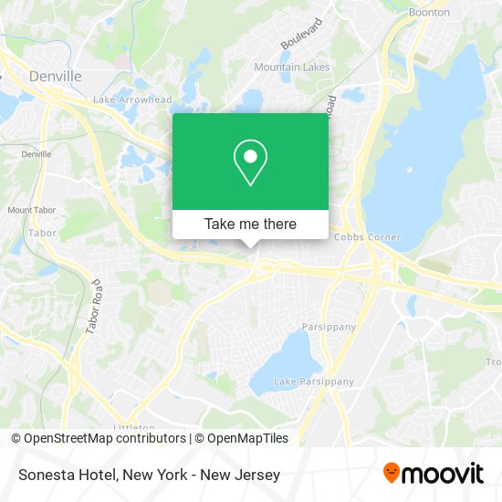 Sonesta Hotel map