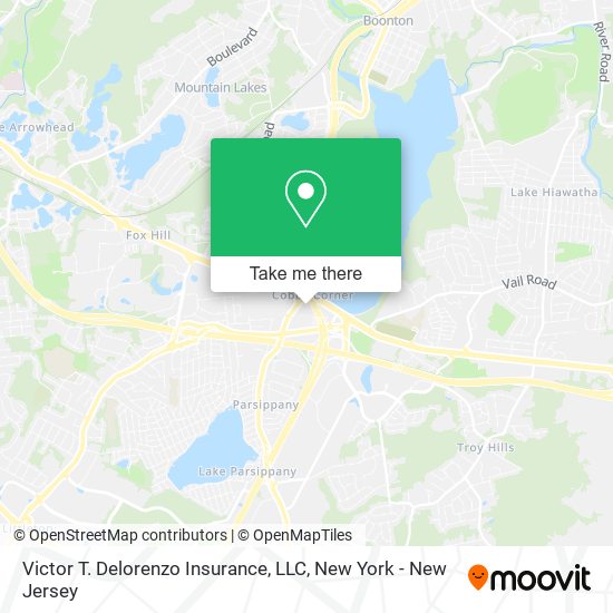 Mapa de Victor T. Delorenzo Insurance, LLC