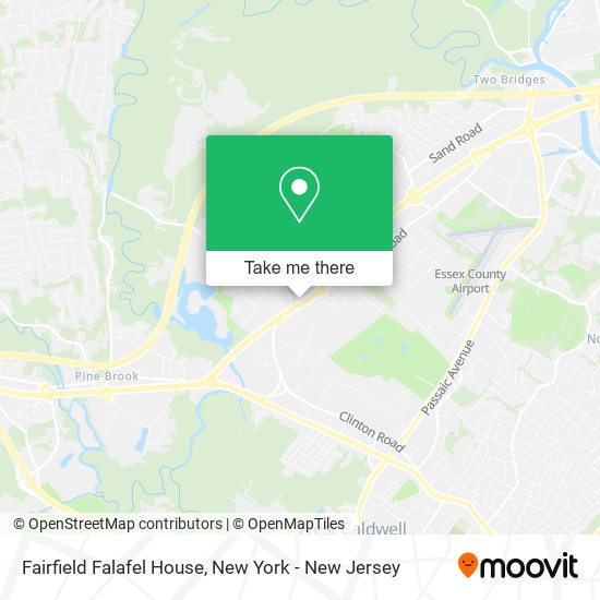 Mapa de Fairfield Falafel House