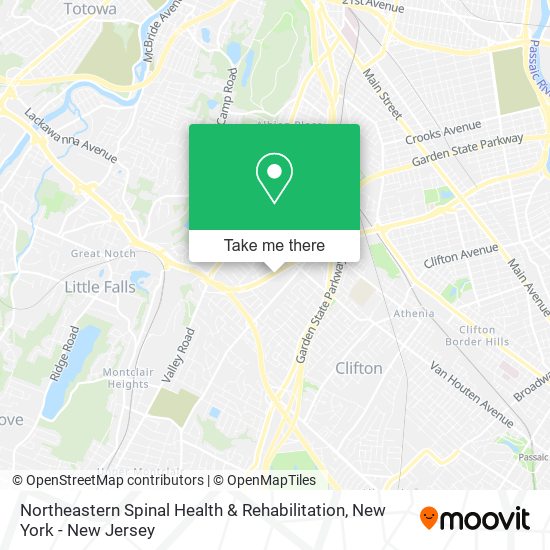 Northeastern Spinal Health & Rehabilitation map